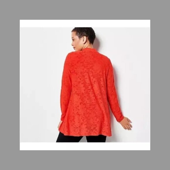 Susan Graver Women's Knit Cardigan & Tank Set Periwinkle Blue XXS 2XS A470178 - Picture 2 of 6